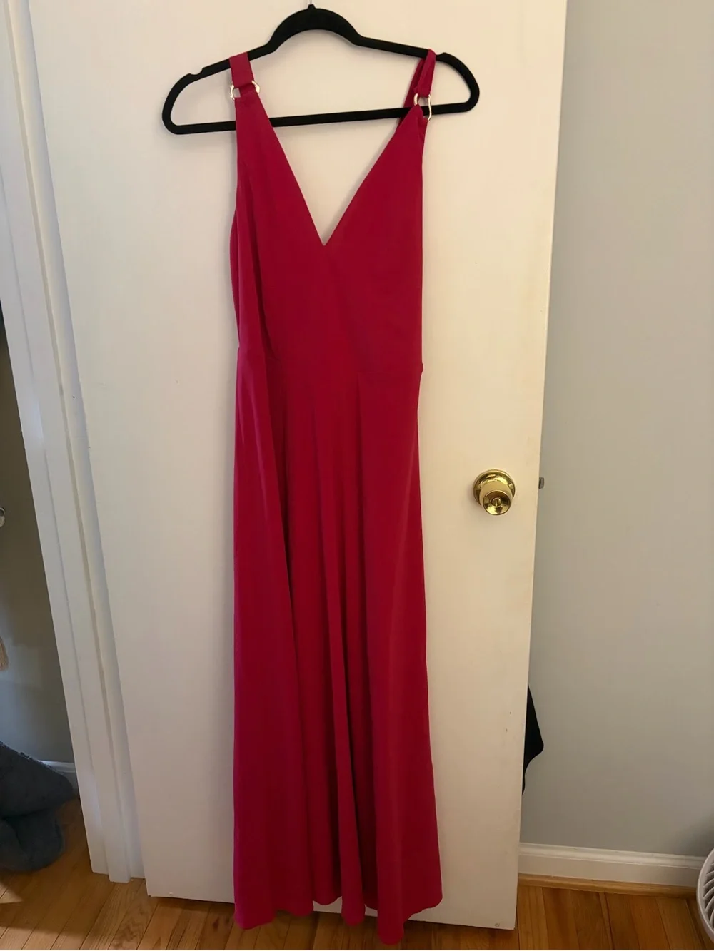 Abercrombie & Fitch Dipped waist hardware maxi dress